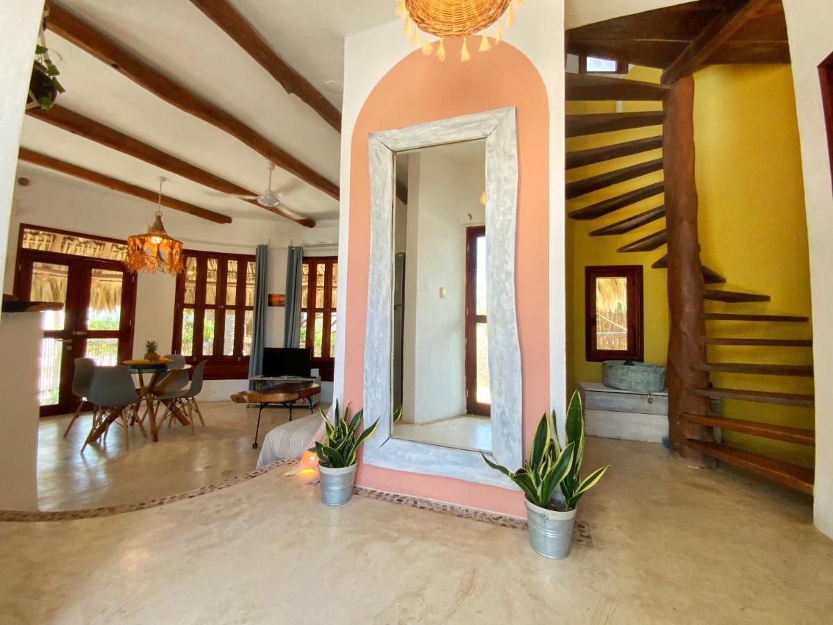 Вилла Casa Cacahuate Holbox-Casa Entera Con Jardin-Whole House With Garden Экстерьер фото